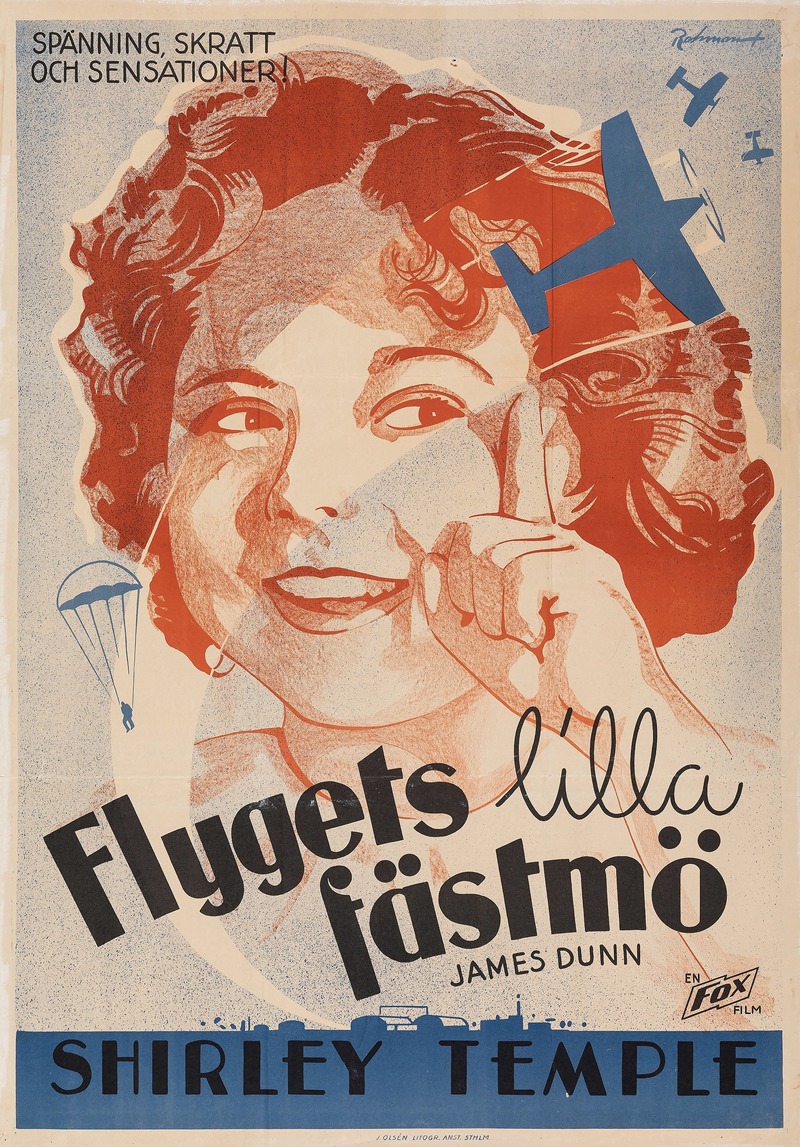 Bright Eyes by Eric Rohman, 1935 — digital art print download