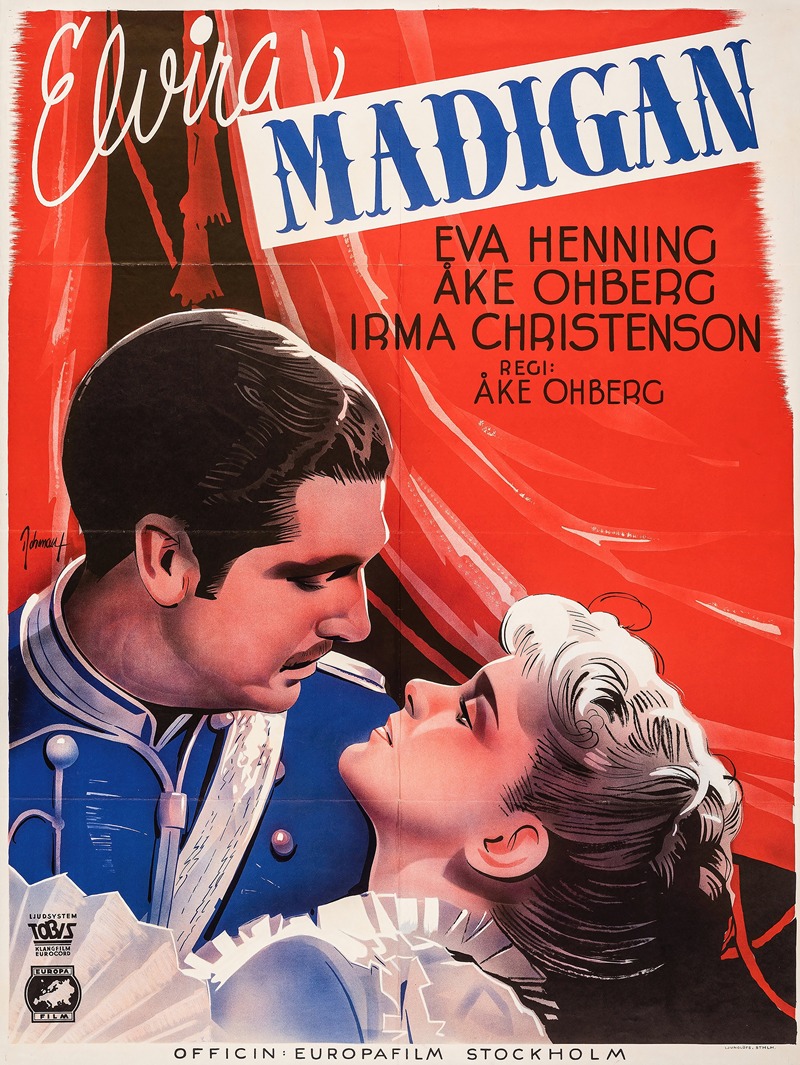 Elvira Madigan by Eric Rohman, 1943 — digital art print download