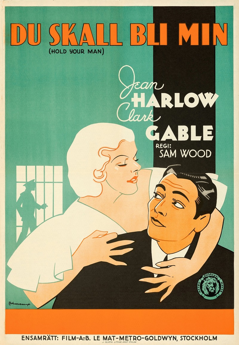 Hold Your Man by Eric Rohman, 1933 — digital art print download
