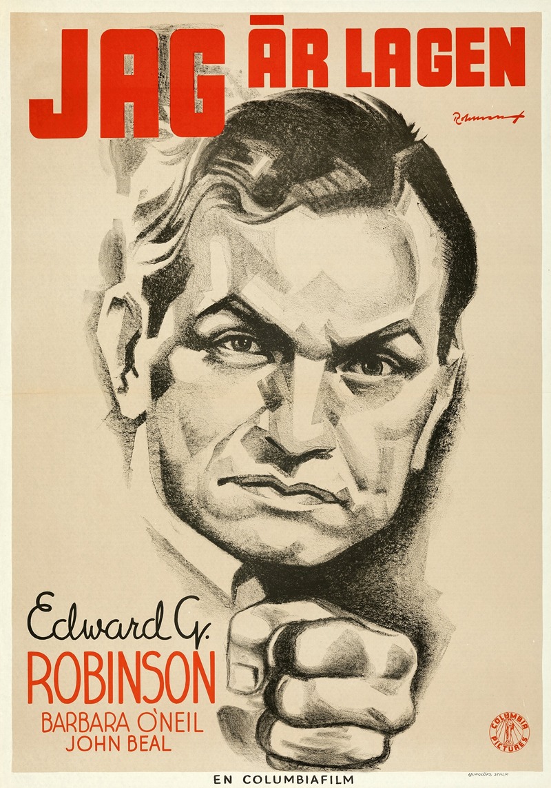 I Am the Law by Eric Rohman, 1939 — digital art print download