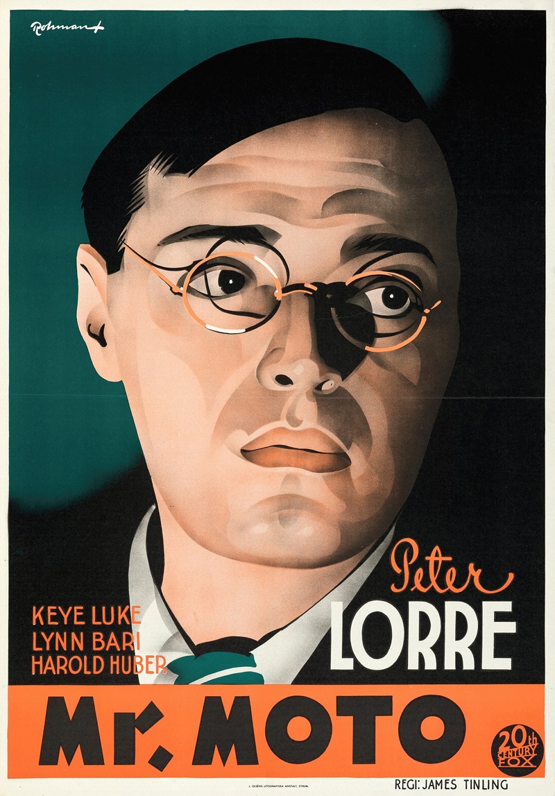 Mr. Moto's Gamble by Eric Rohman, 1938 — digital art print download