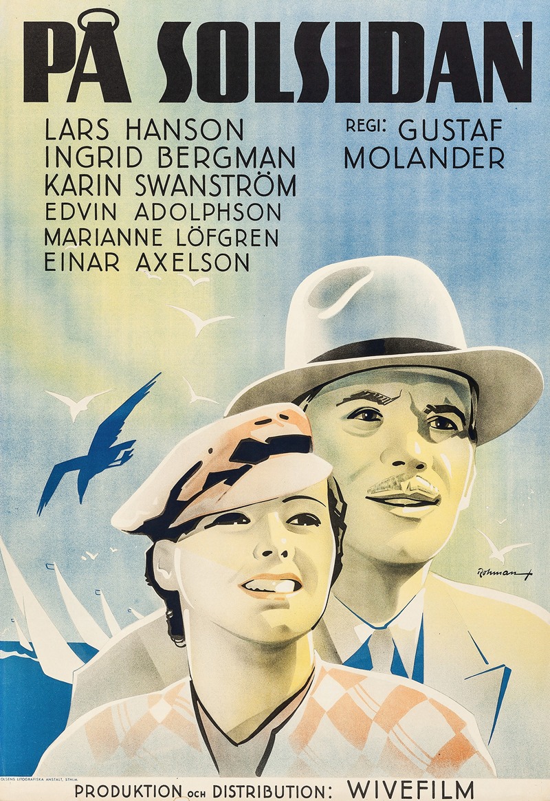 On the Sunny Side by Eric Rohman, 1936 — digital art print download
