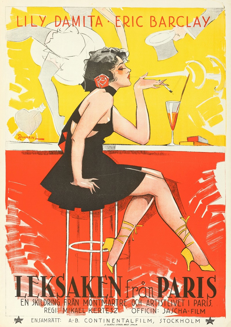 Red Heels by Eric Rohman, 1925 — digital art print download