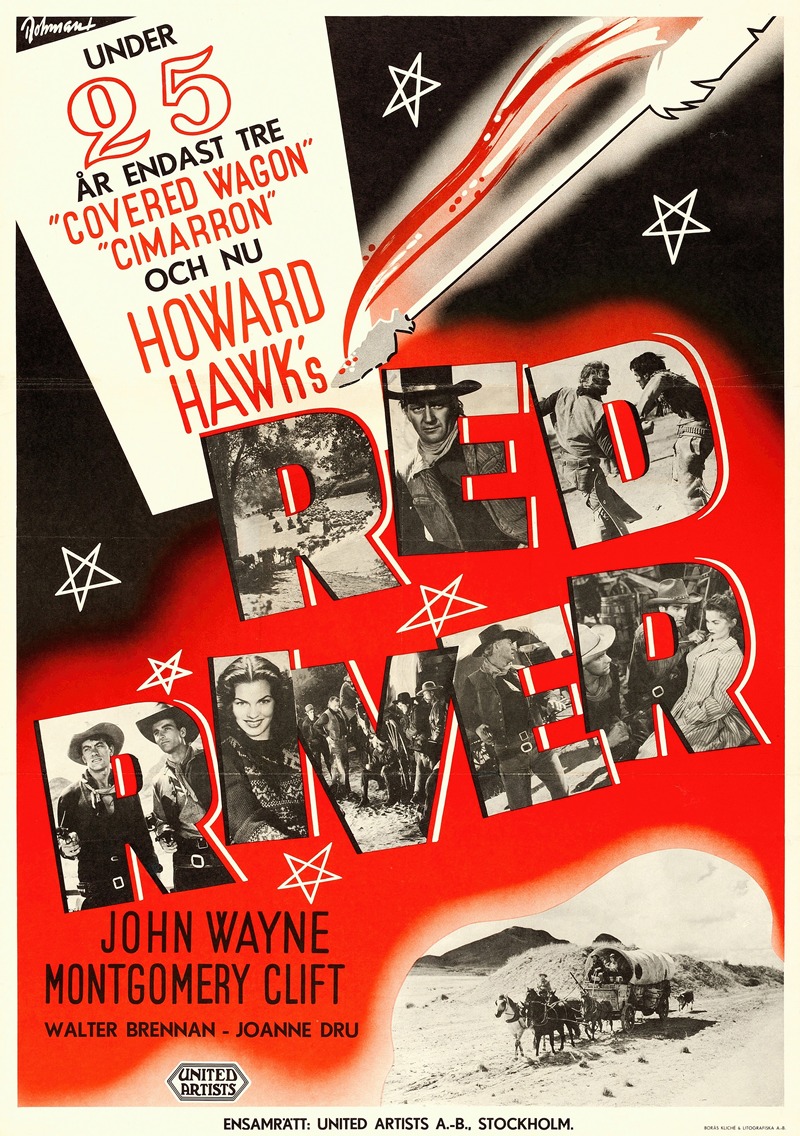 Red River by Eric Rohman, 1948 — digital art print download