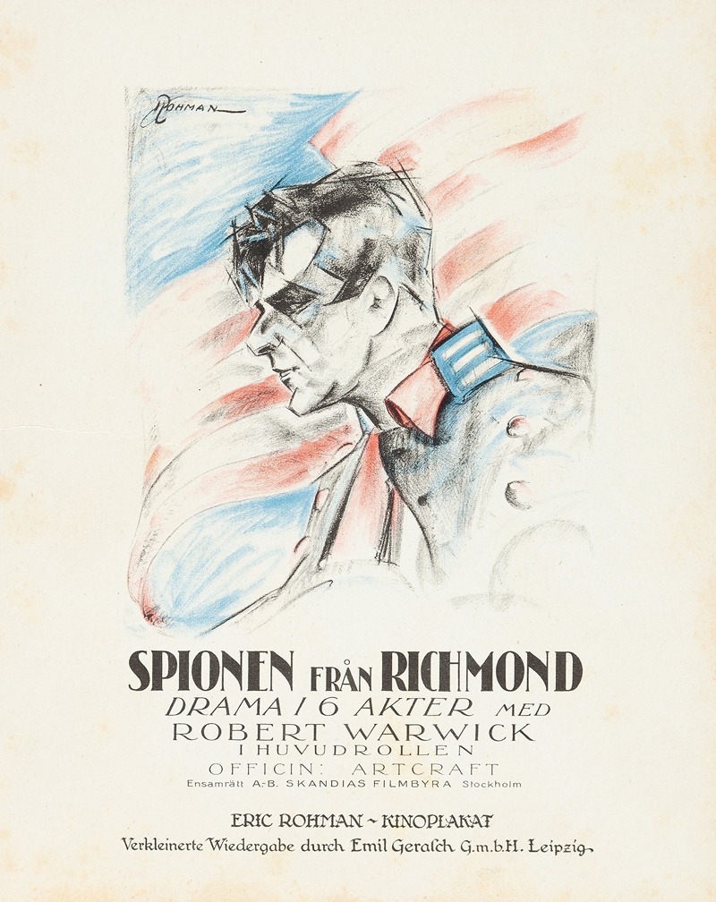 Secret Service by Eric Rohman, 1919 — digital art print download