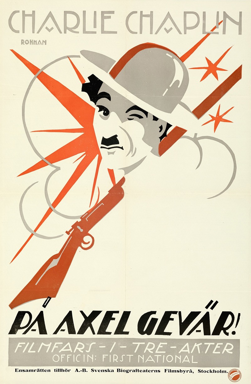 Shoulder Arms by Eric Rohman, 1919 — digital art print download