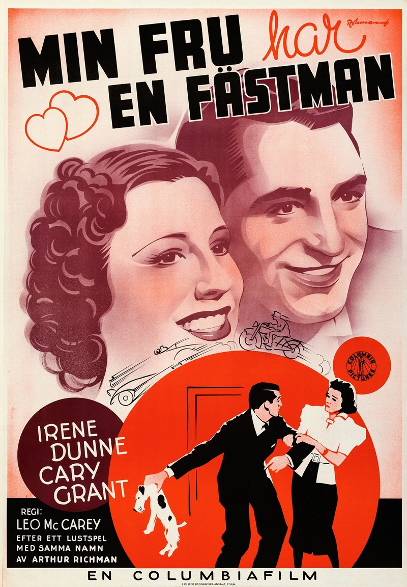 The Awful Truth by Eric Rohman, 1937 — digital art print download