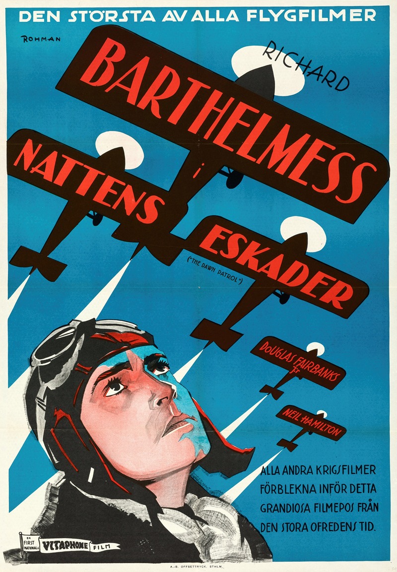 The Dawn Patrol by Eric Rohman, 1930 — digital art print download