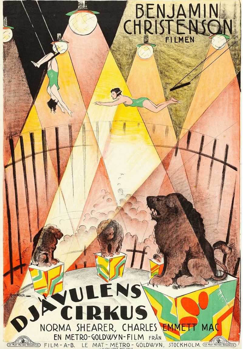 The Devil's Circus by Eric Rohman, 1926 — digital art print download