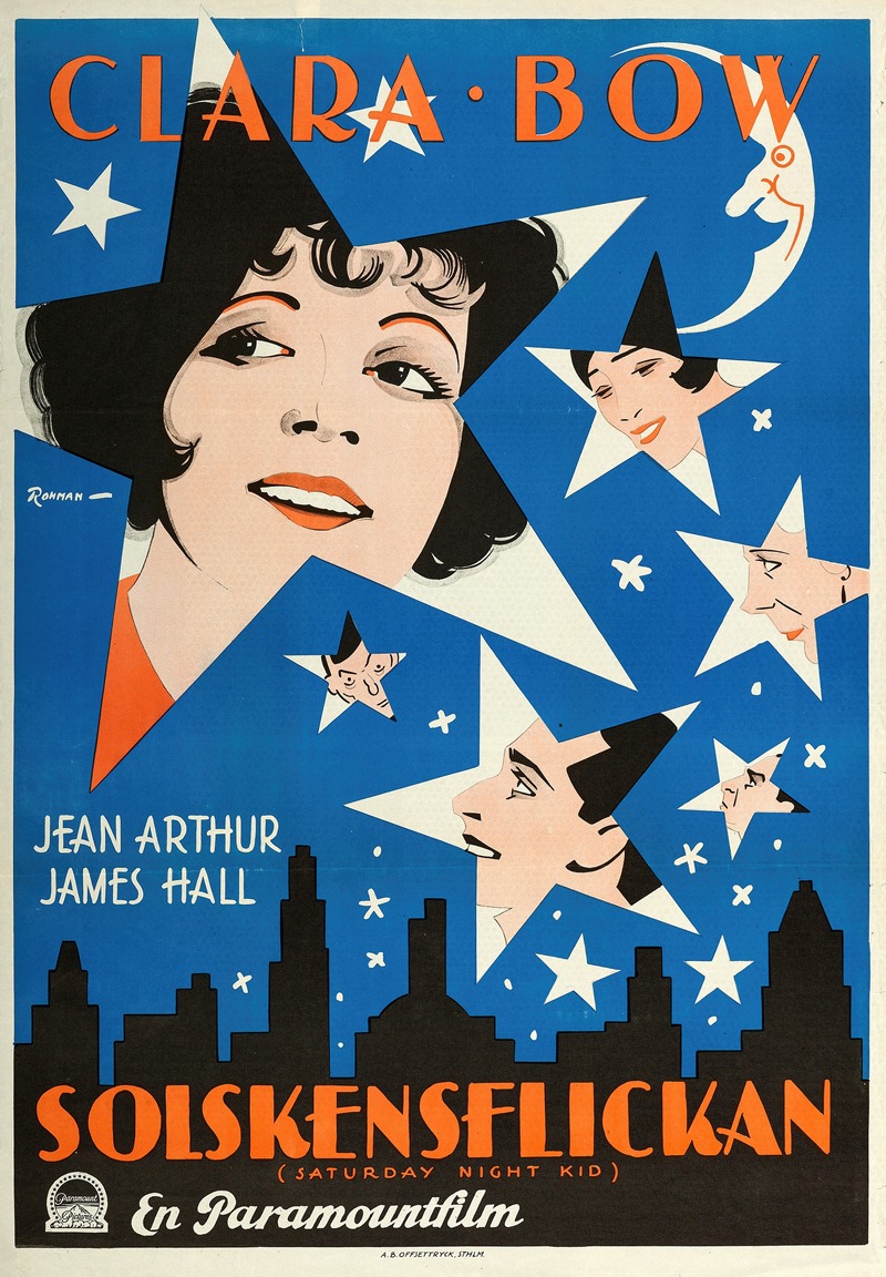 The Saturday Night Kid by Eric Rohman, 1929 — digital art print download
