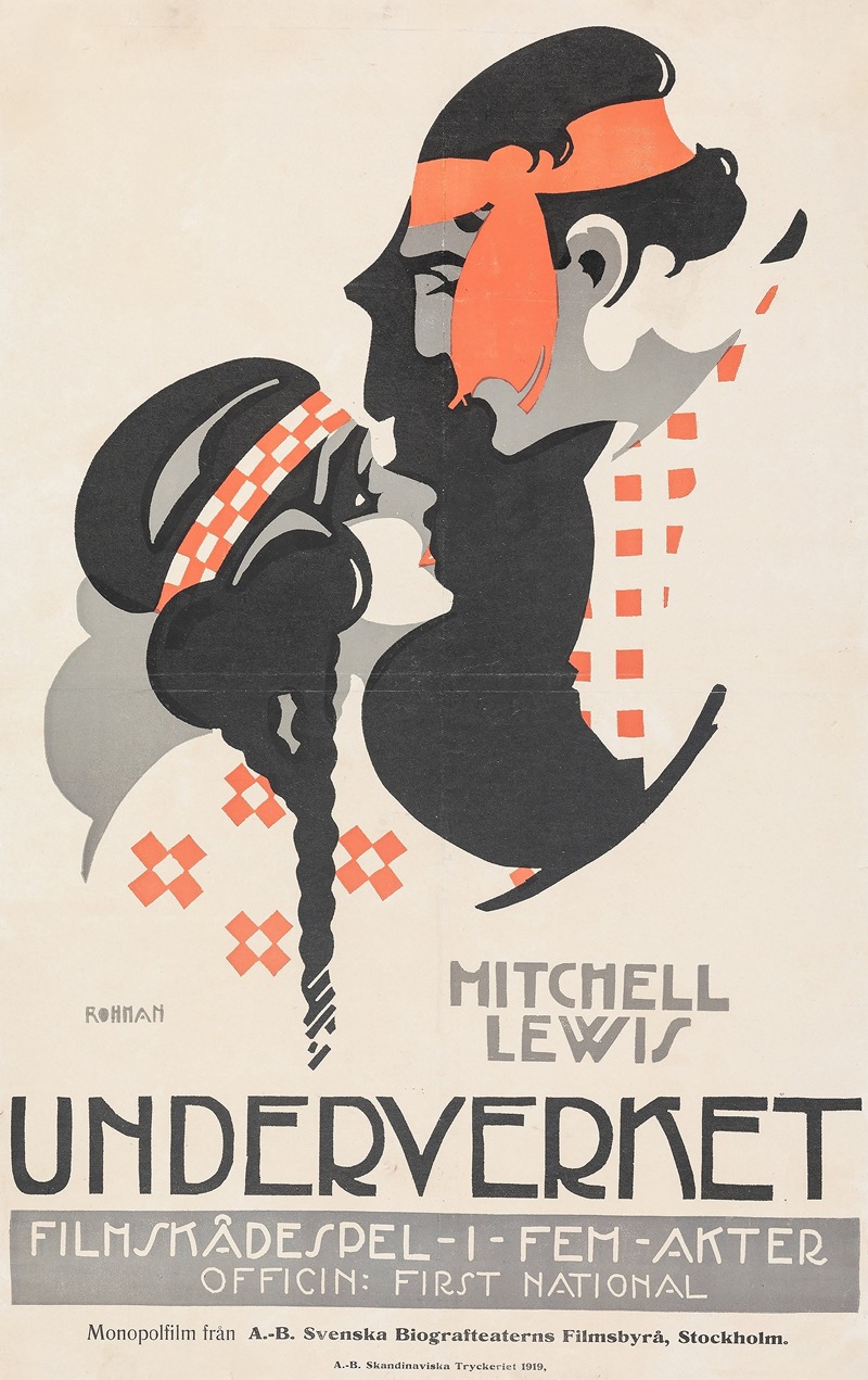 The Sign Invisible by Eric Rohman, 1919 — digital art print download