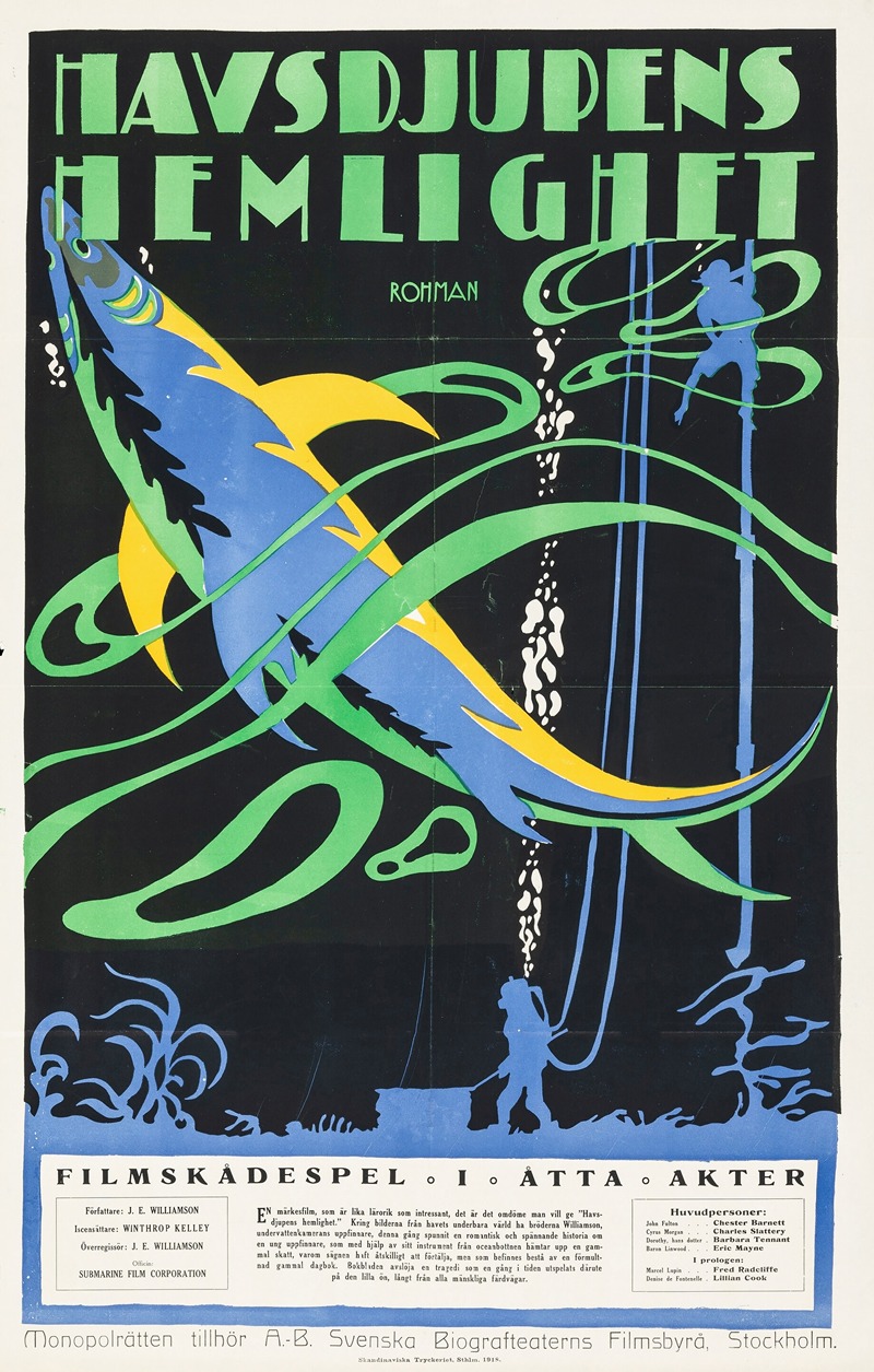 The Submarine Eye by Eric Rohman, 1918 — digital art print download