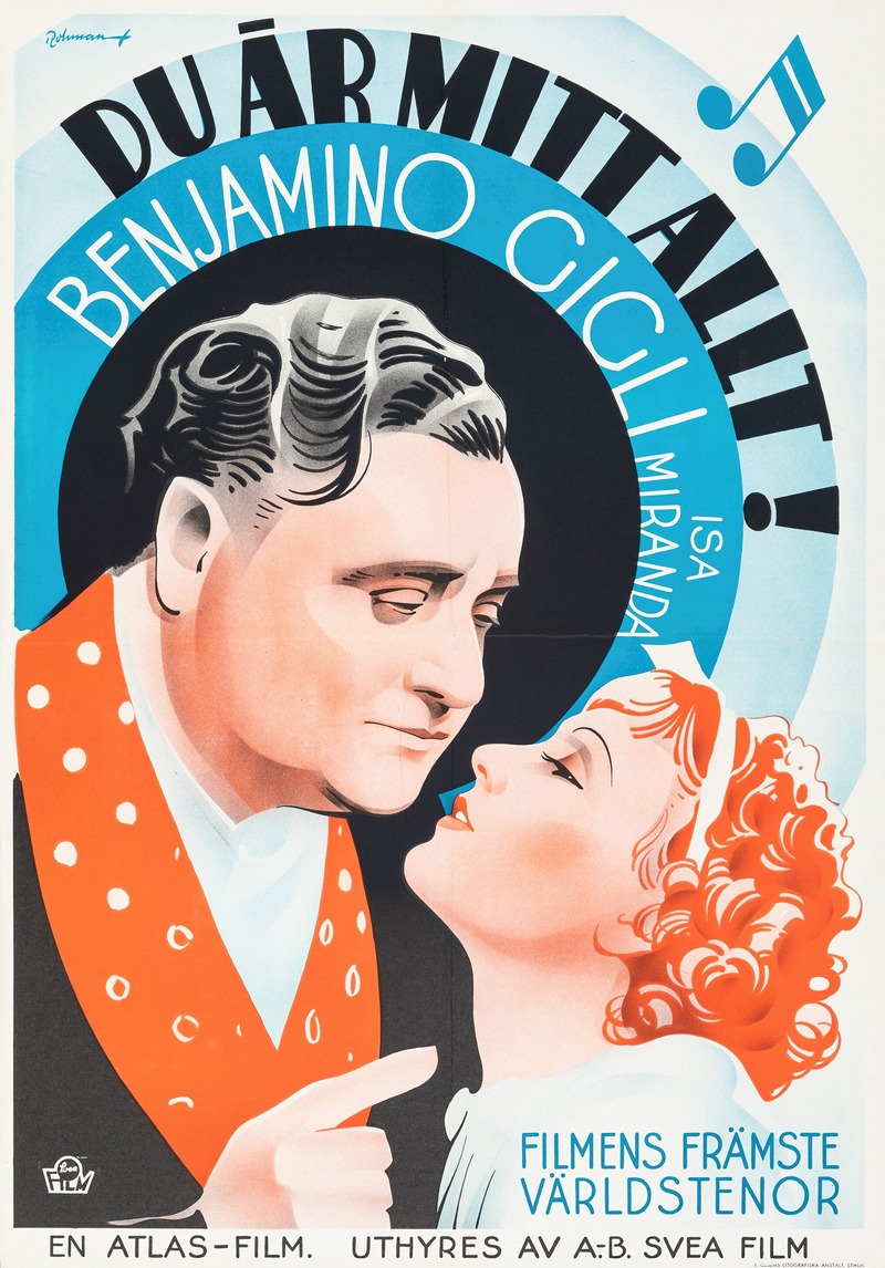 Thou Art My Joy by Eric Rohman, 1936 — digital art print download