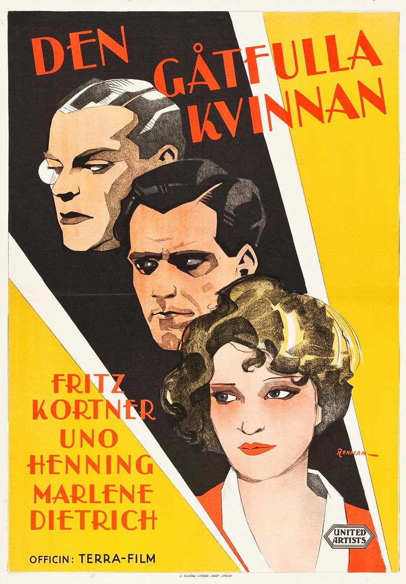 Three Loves by Eric Rohman, 1929 — digital art print download