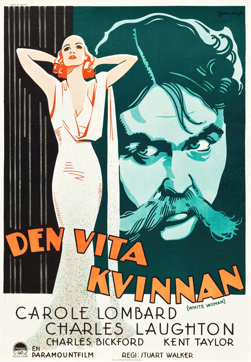 White Woman by Eric Rohman, 1934 — digital art print download