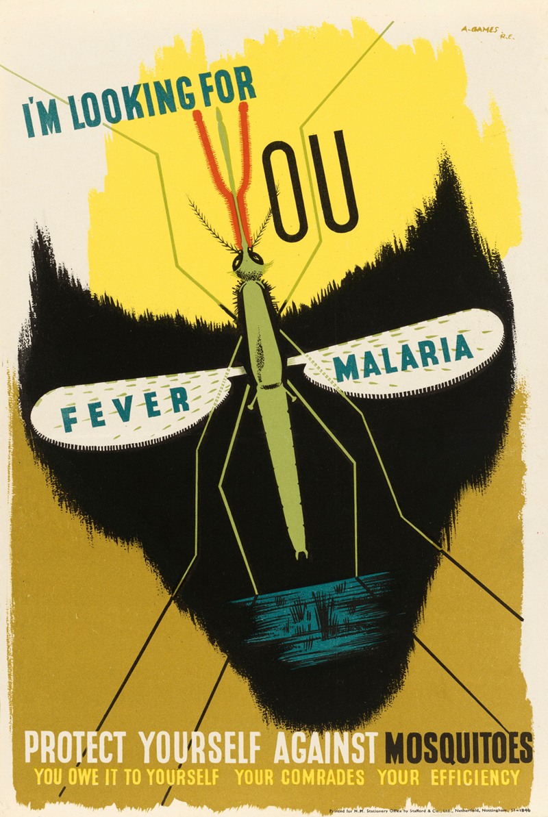 I'm Looking for You – Fever – Malaria — Abram Games