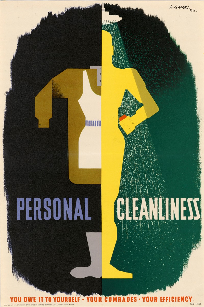 Personal Cleanliness by Abram Games — digital art print download