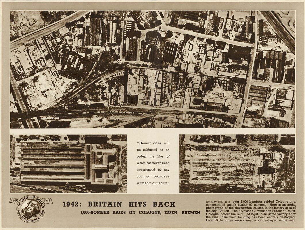 1942: Britain Hits Back by Аноним — digital art print download
