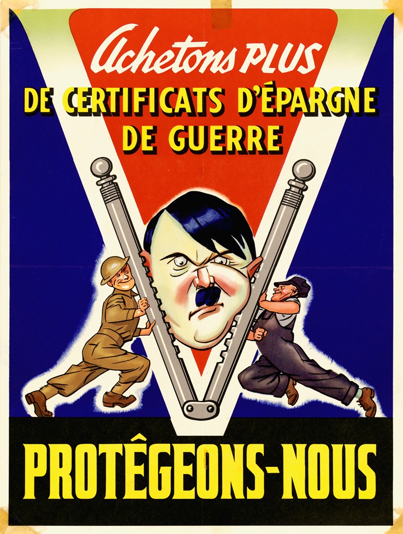 Achetons Plus de Certificats d'Épargne de Guerre by Аноним — digital art print download