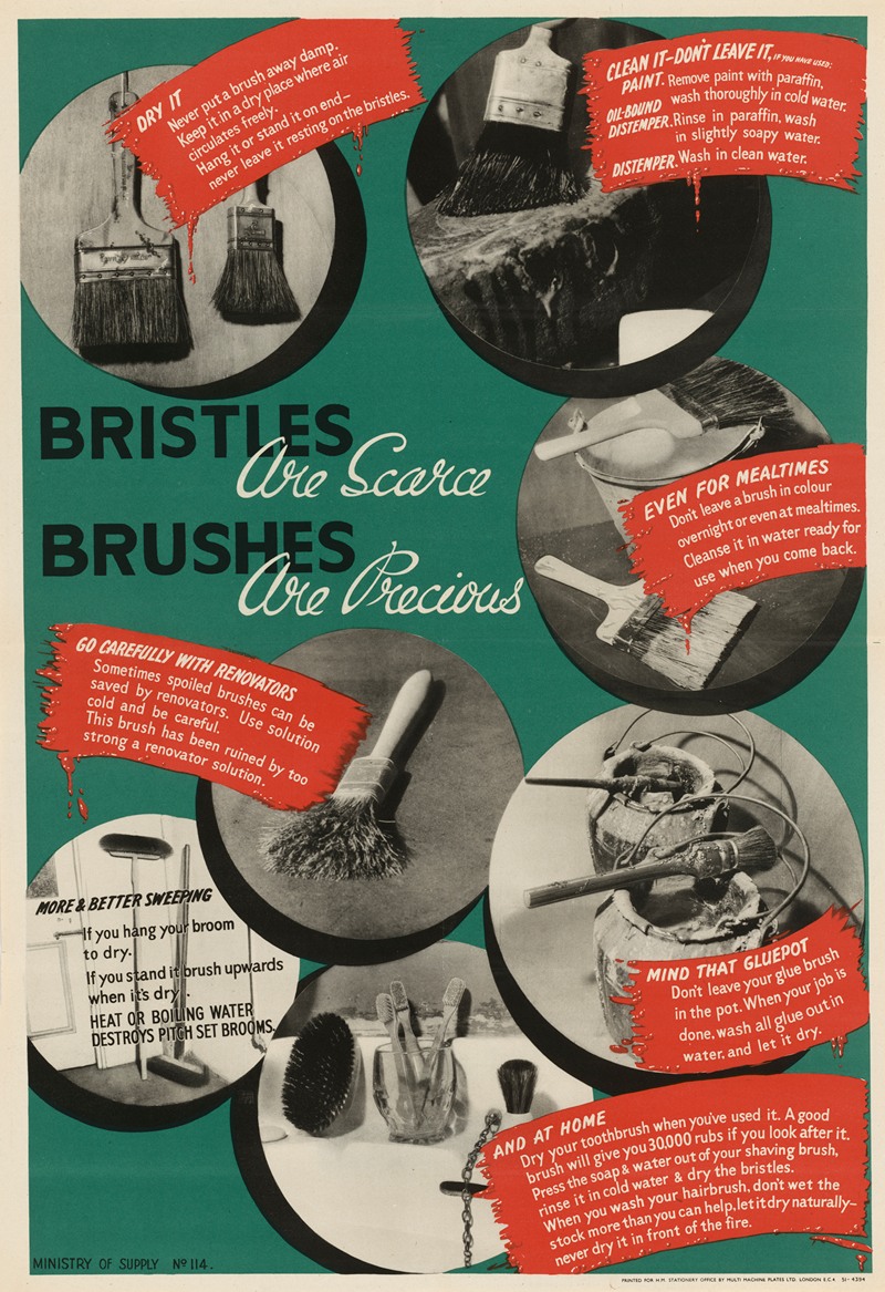 Bristles are Scarce – Brushes are Precious — Anonymous