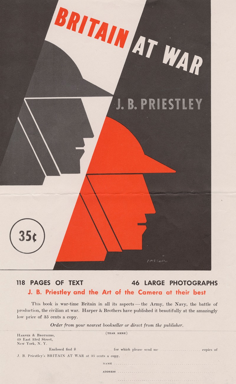 Britain at War – J. B. Priestley by Аноним — digital art print download