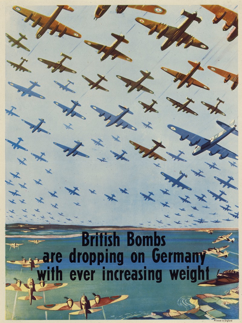 British Bombs are Dropping on Germany With Ever Increasing Weight — Аноним