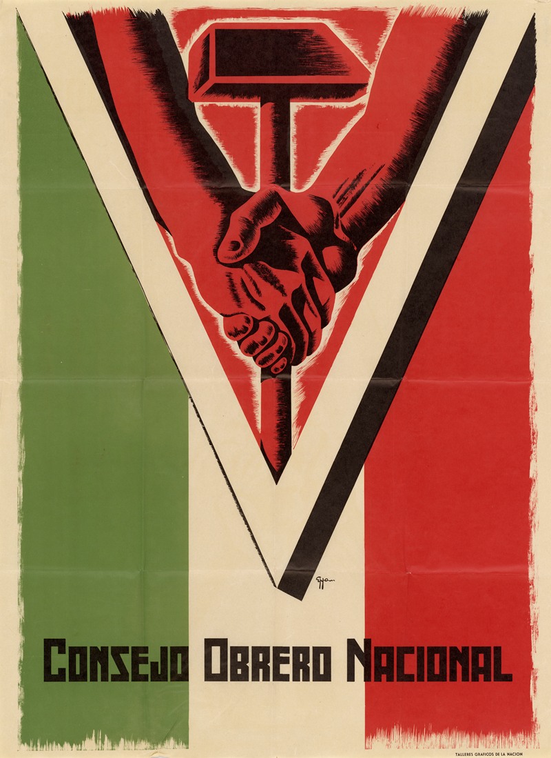 Consejo Obrero Nacional by Аноним — digital art print download