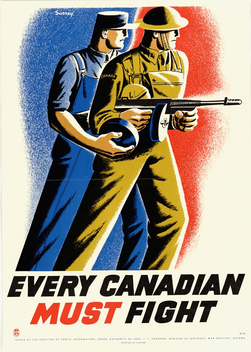Every Canadian Must Fight by Аноним — digital art print download