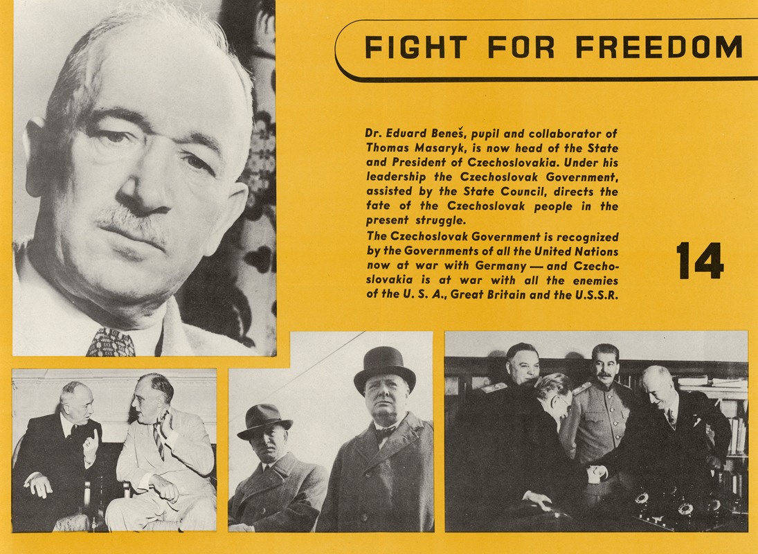 Fight for Freedom – Czechoslovakia by Аноним — digital art print download