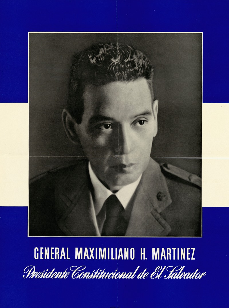 General Maximiliano H. Martinez by Аноним — digital art print download