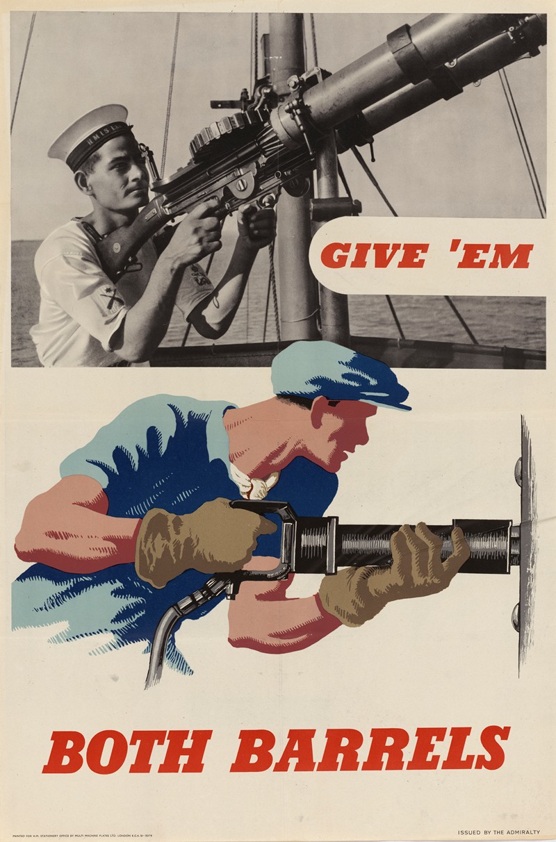 Give 'Em Both Barrels by Аноним — digital art print download