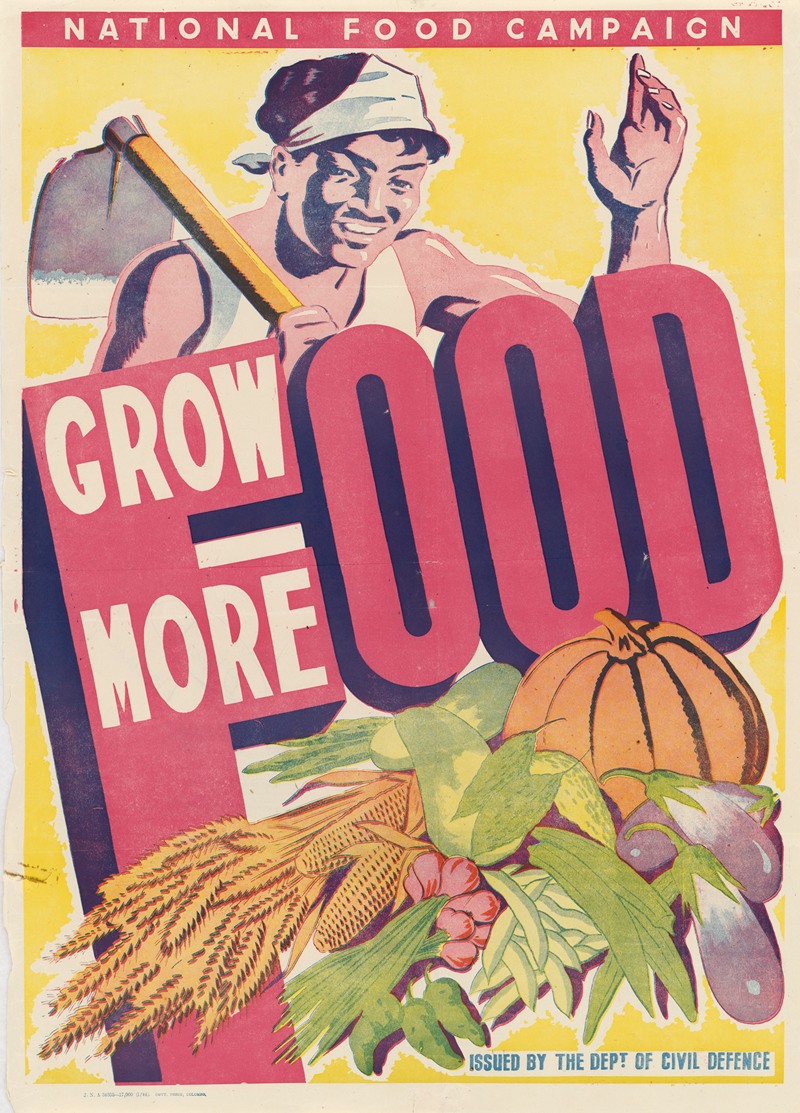 Grow More Food by Аноним — digital art print download
