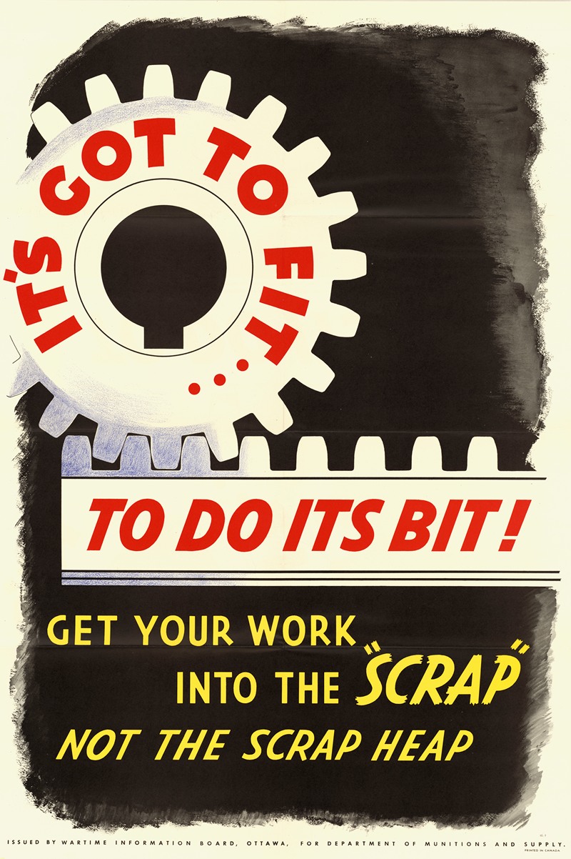 It's Got to Fit…To Do it's Bit! by Аноним — digital art print download