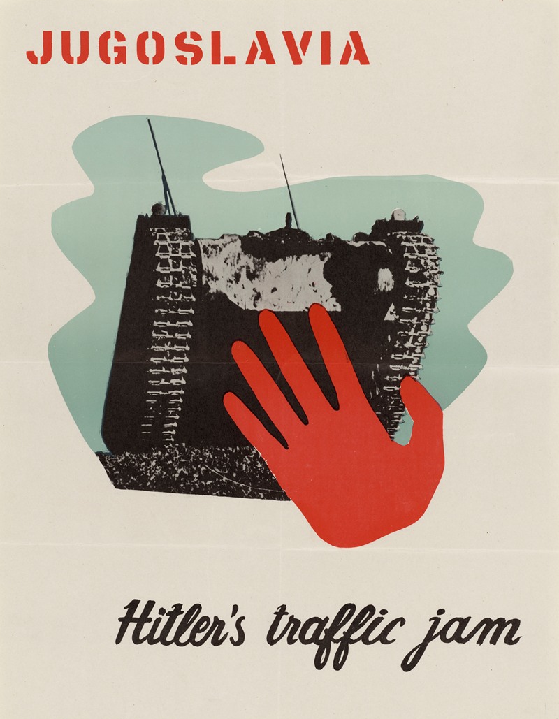 Jugoslavia Hitler's Traffic Jam by Аноним — digital art print download