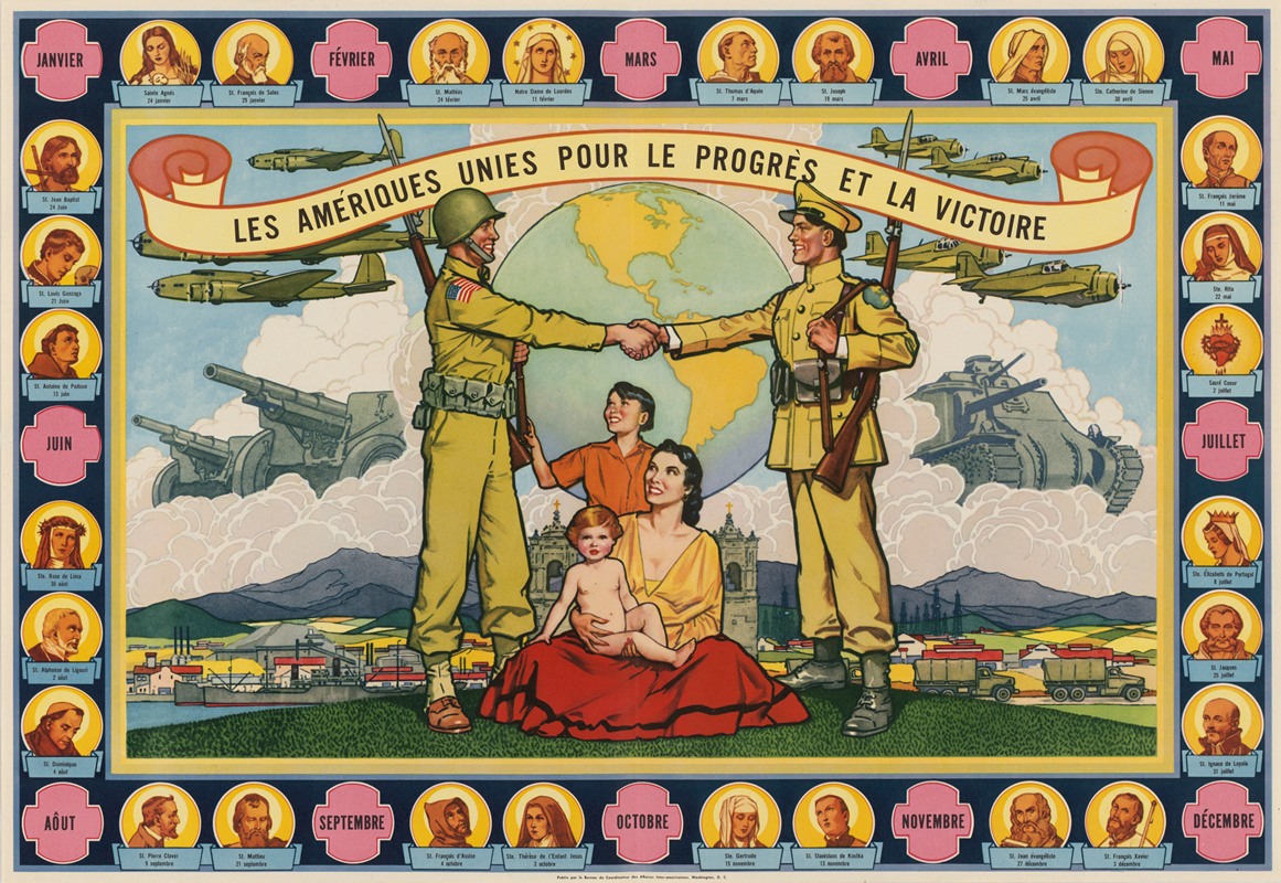 Les Amériques Unies Pour le Progrès et la Victoire — Anonymous