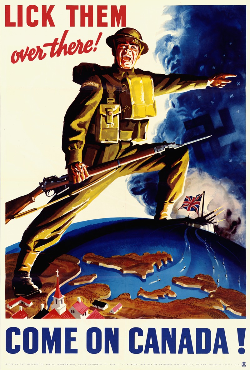 Lick Them Over There! Come on Canada! by Аноним — digital art print download