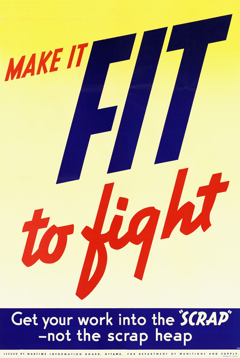 Make it Fit to Fight by Аноним — digital art print download