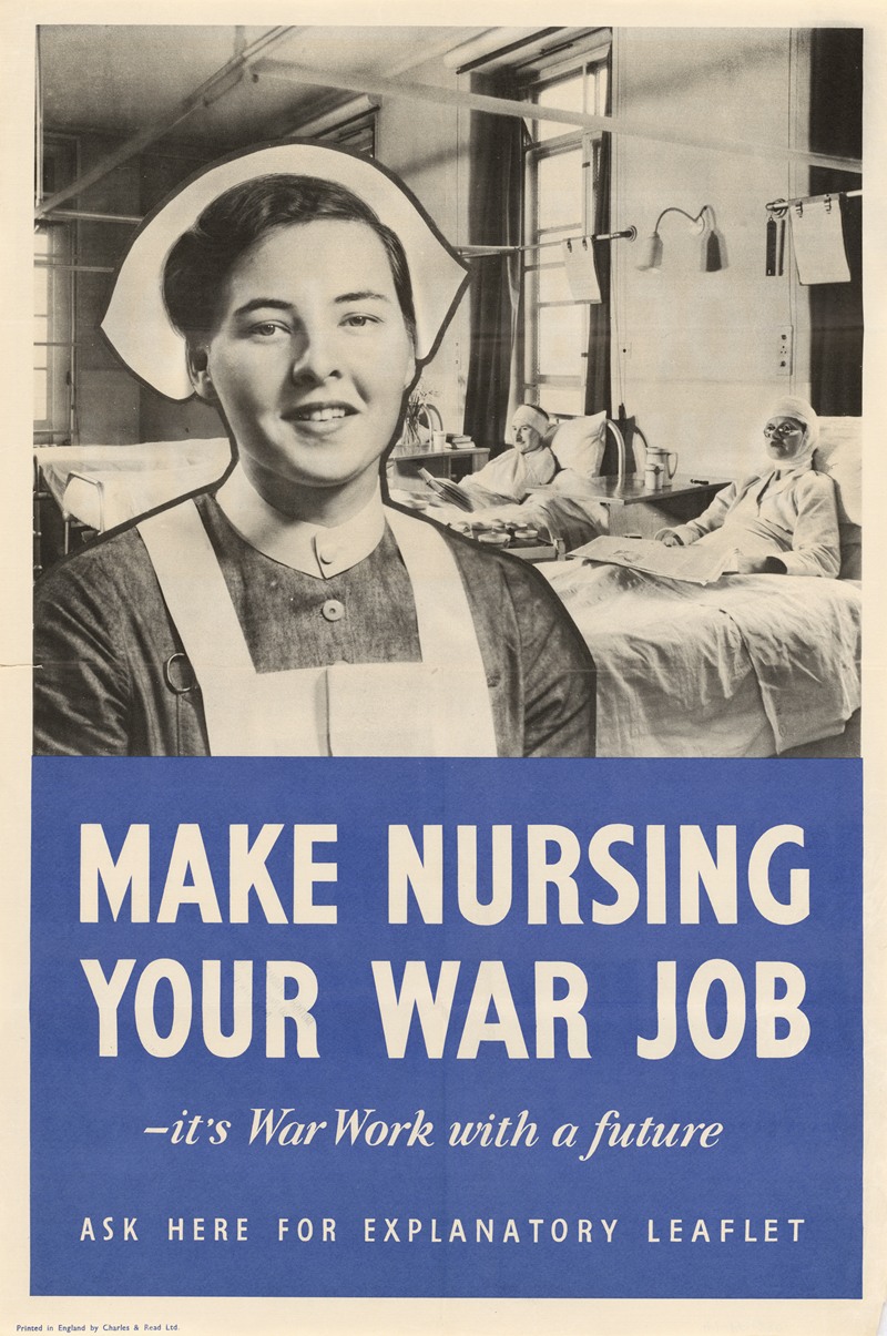 Make Nursing Your War Job by Аноним — digital art print download