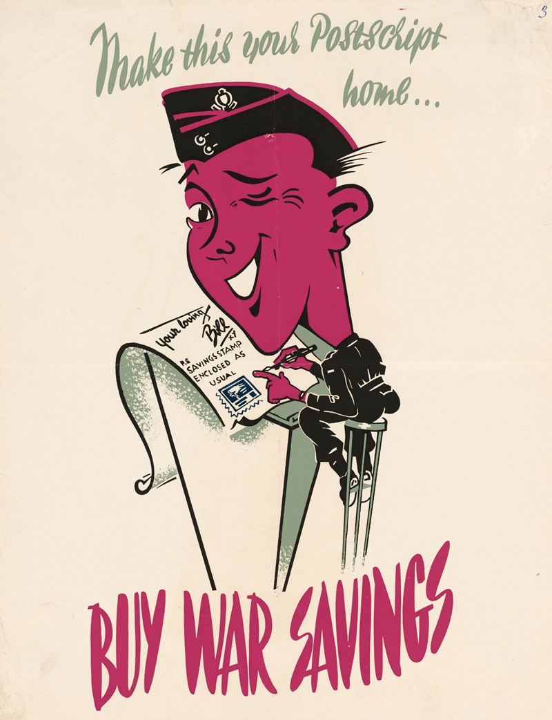 Make this Your Postscript Home – Buy War Savings by Аноним — digital art print download