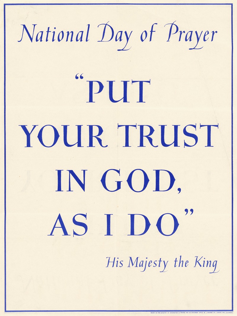 National Day of Prayer — Anonymous