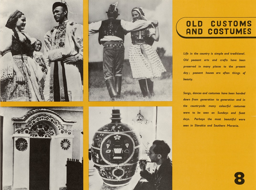 Old Customs and Costumes – Czechoslovakia — Аноним
