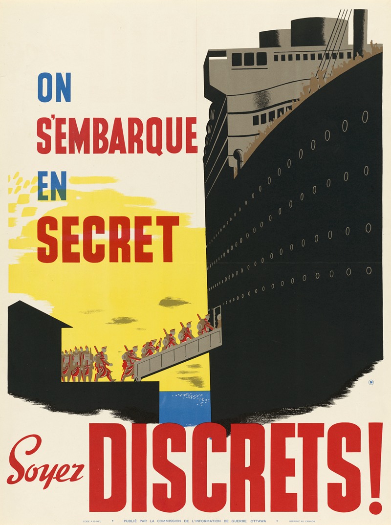 On s'Embarque en Secret by Аноним — digital art print download