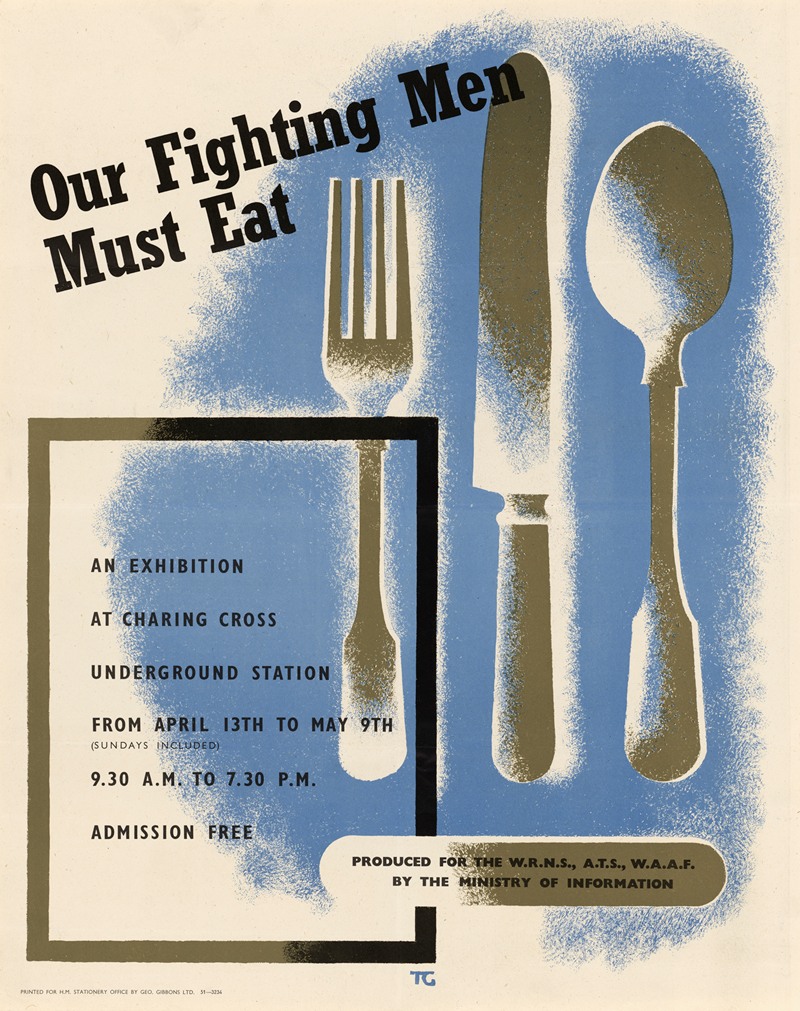 Our Fighting Men Must Eat by Аноним — digital art print download