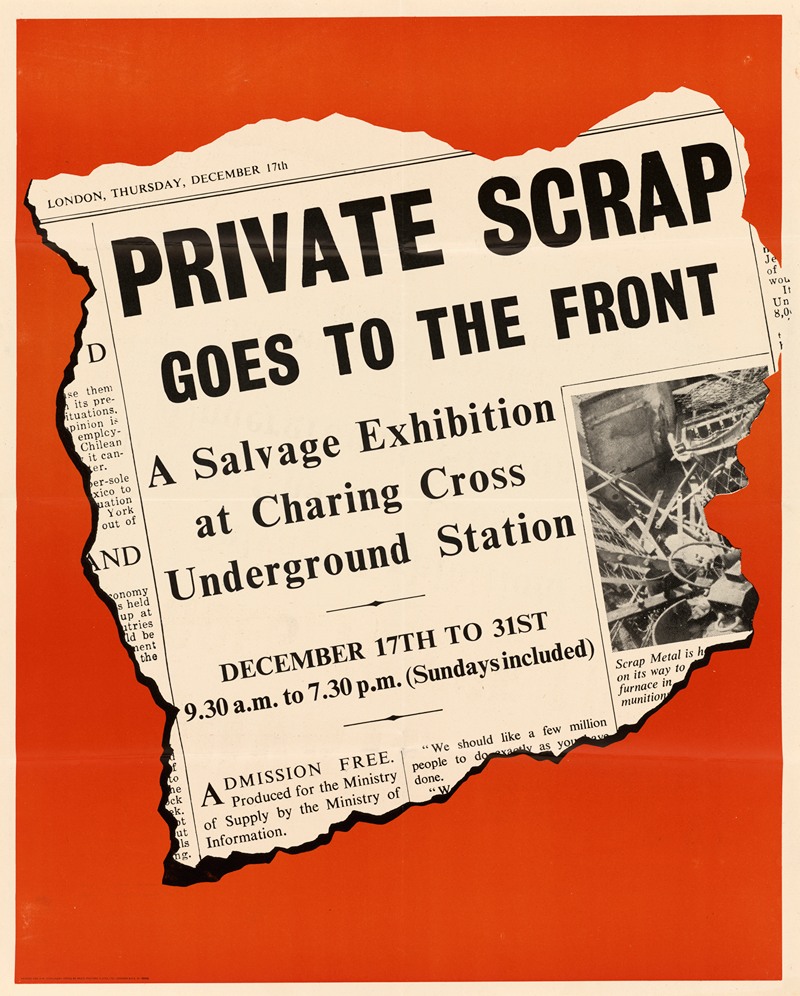 Private Scrap Goes to the Front by Аноним — digital art print download