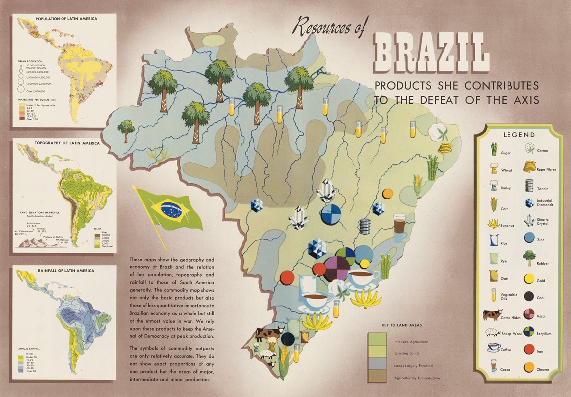 Resources of Brazil by Аноним — digital art print download