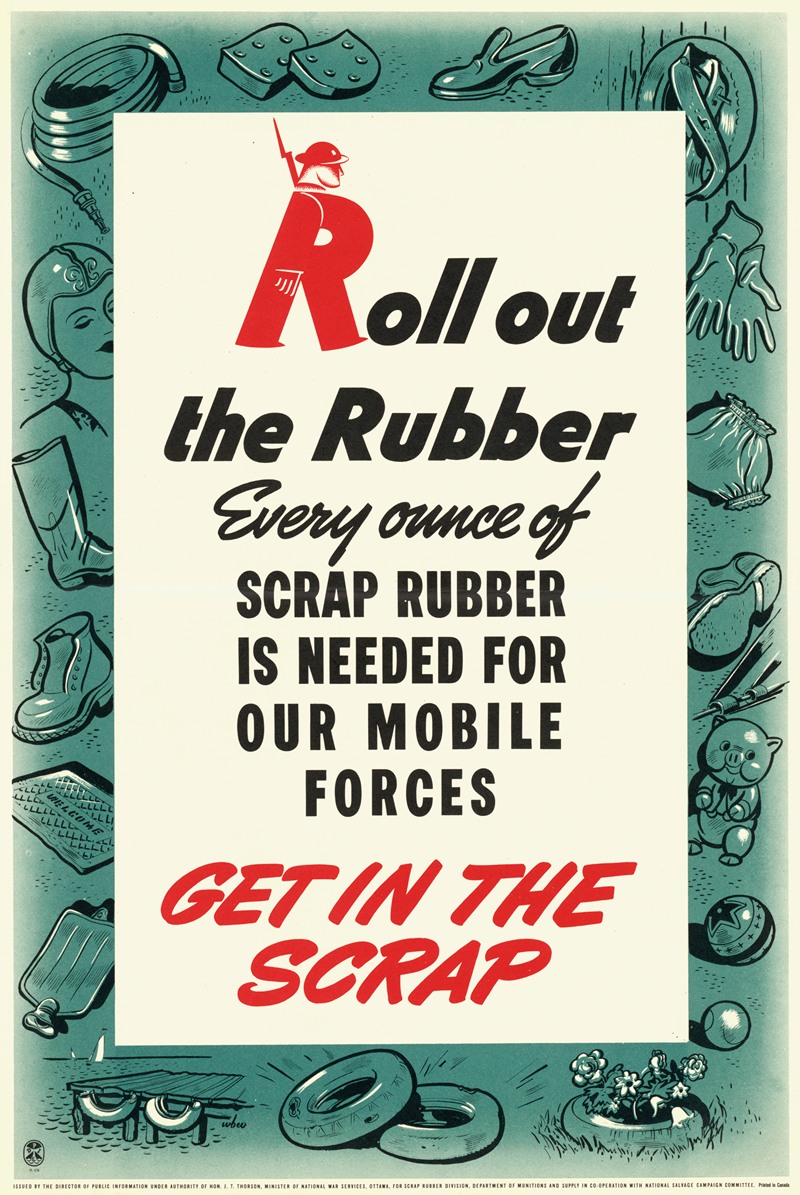Roll Out The Rubber by Аноним — digital art print download