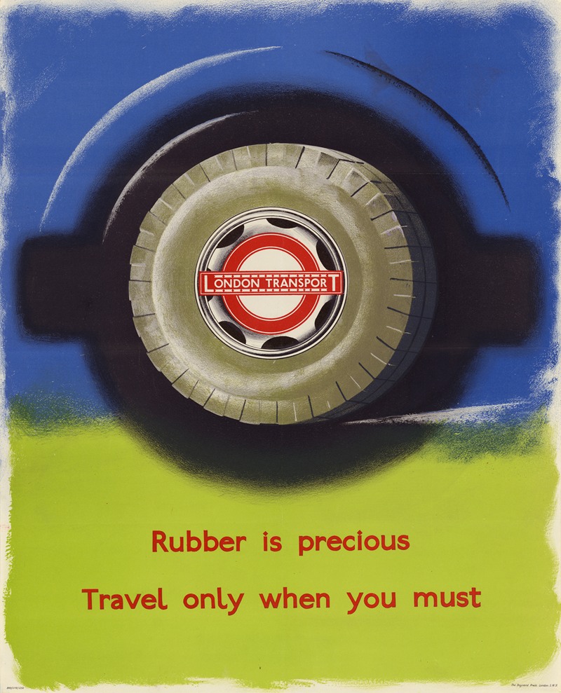 Rubber is Precious – Travel Only When You Must — Anonymous