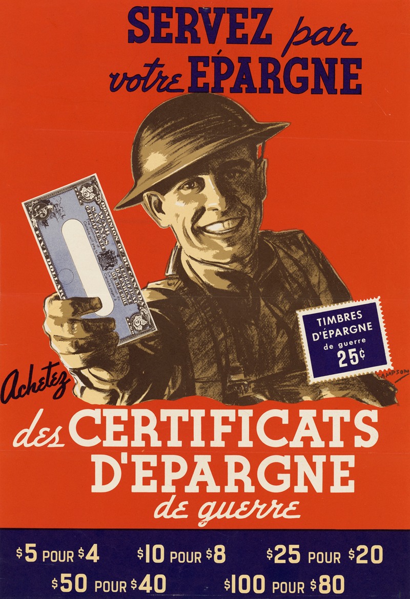 Servez par votre Épargne by Аноним — digital art print download