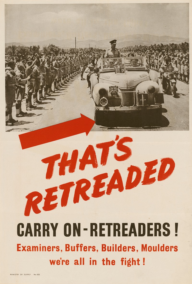 That's Retreaded – Carry On-Retreaders! by Аноним — digital art print download