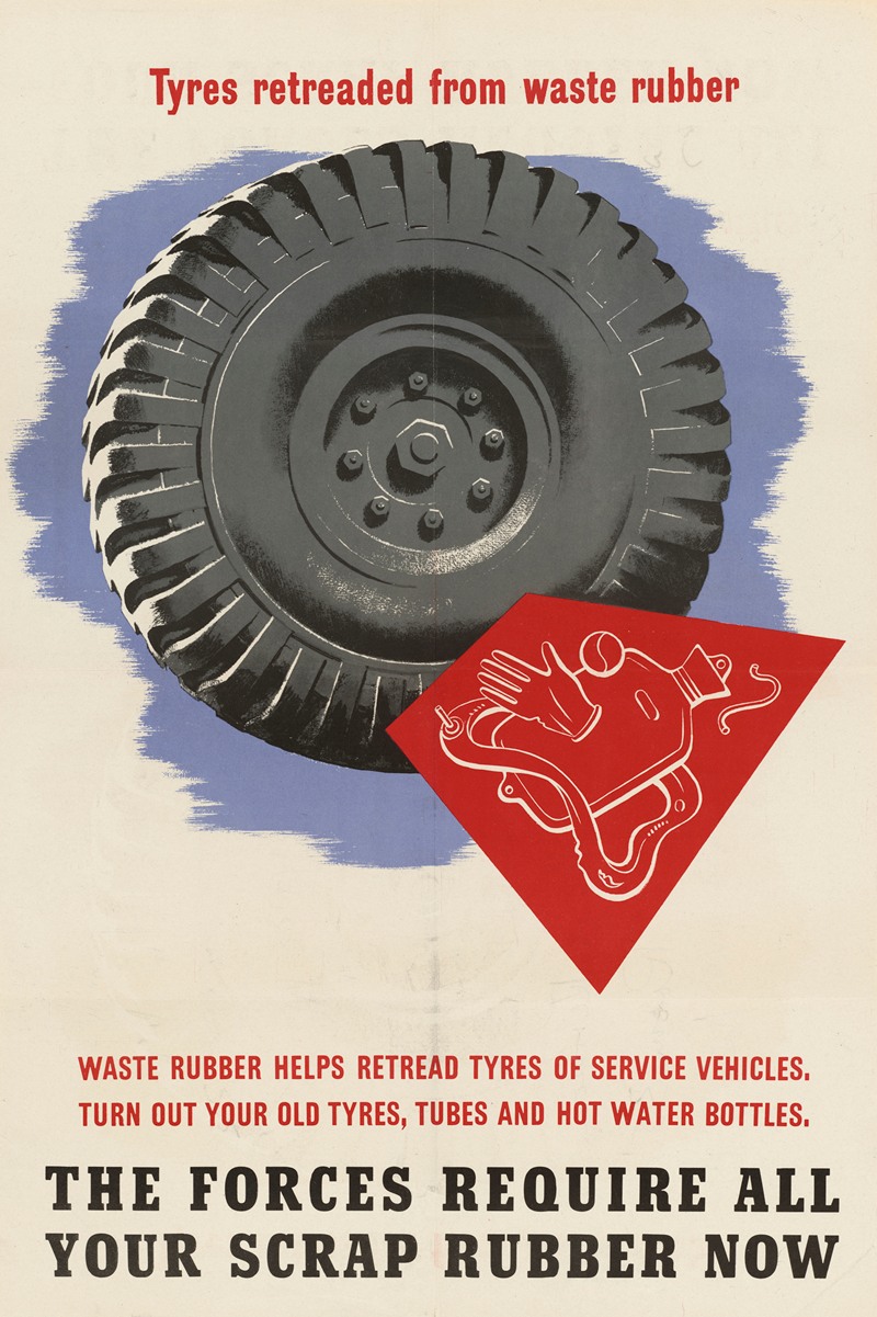 The Forces Require All Your Scrap Rubber Now by Anonymous — digital art print download